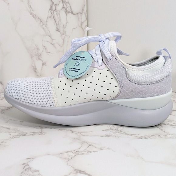 moshn Rhythm Orthotic Walking Athletic Shoe Lucent White Size 7 NEW IN BOX $170 - Picture 10 of 13